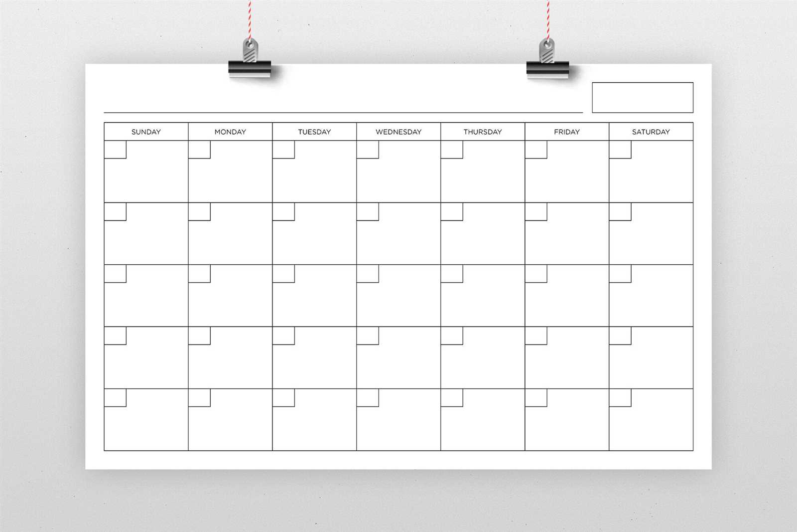 free 11x17 calendar template