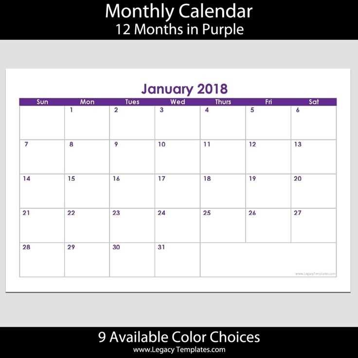 free 5.5 x 8.5 calendar template