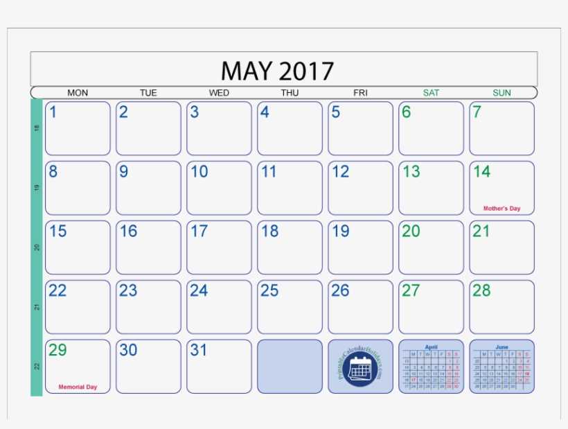 printable may calendar template