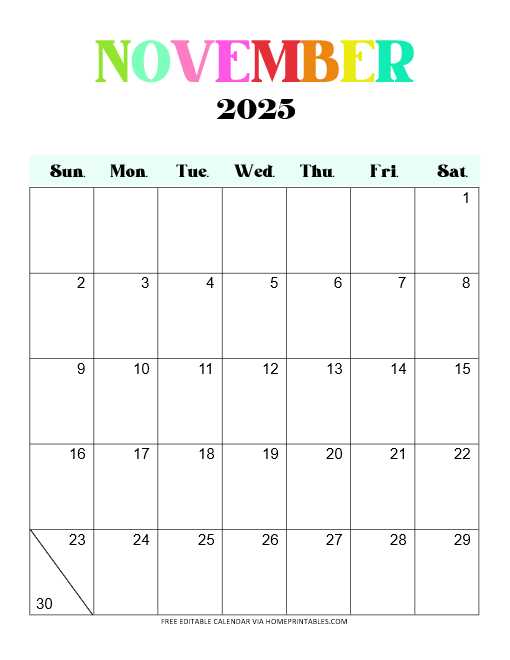 calendar template 2025 printable free