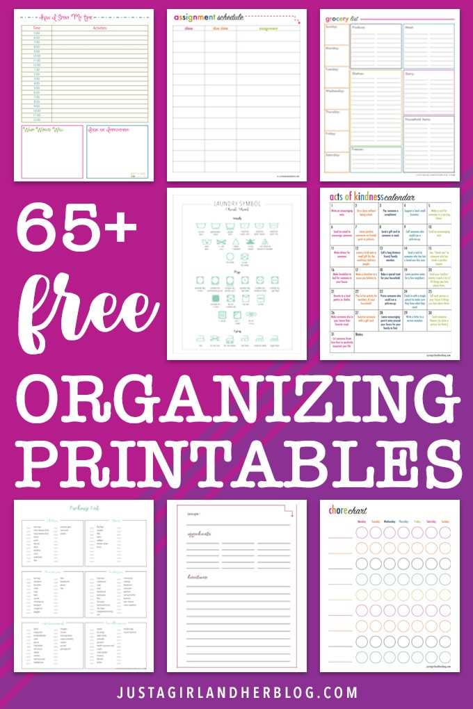 free calendar organizer template