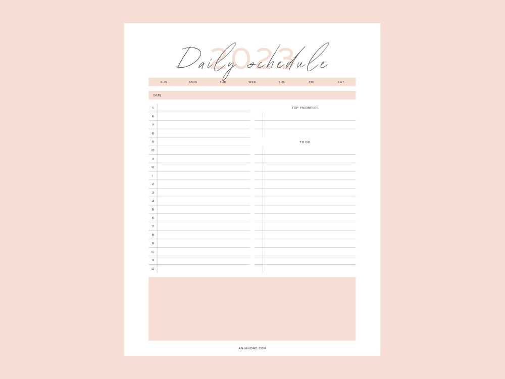 free calendar organizer template