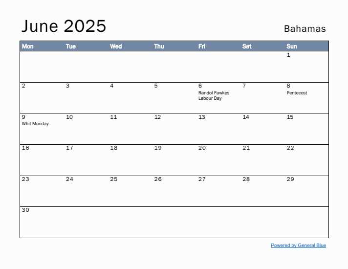 free calendar template june 2026
