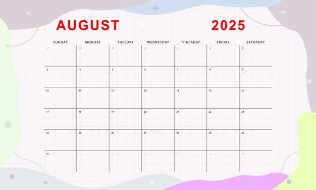 free calendar template october 2025