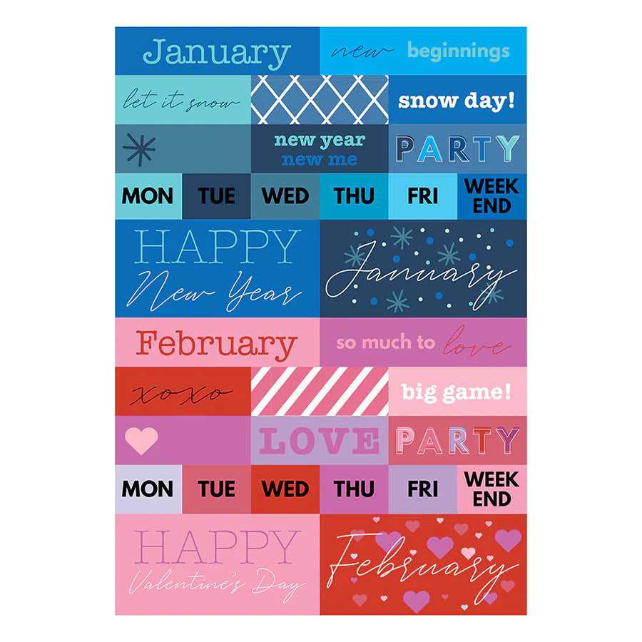 calendar sticker template