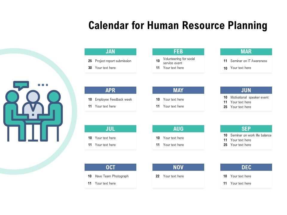 hr calendar of events template