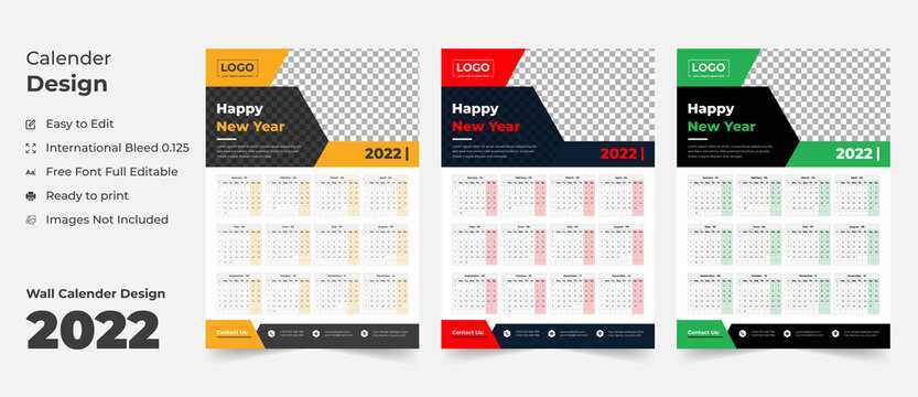 free decorative calendar templates