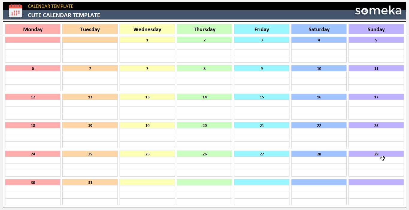 fundraising calendar template free