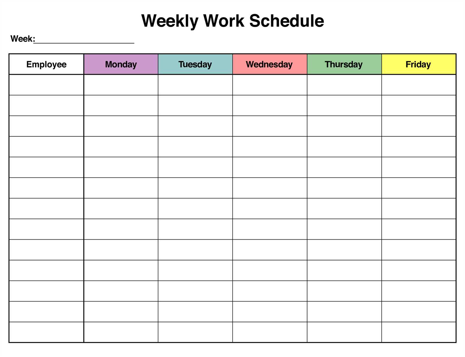 free employee scheduling calendar template