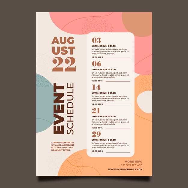 sample of calendar of events templates