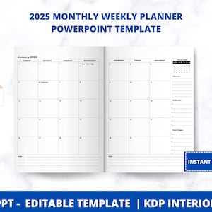 powerpoint calendar template 2025 free