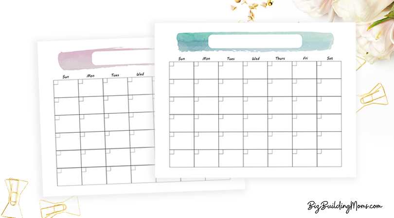 photo calendar free template