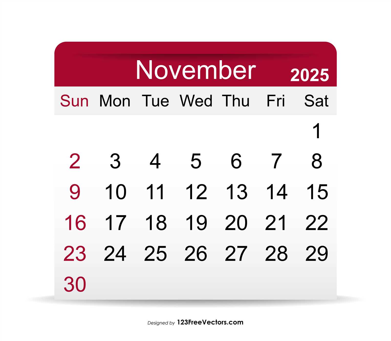 editable calendar template november 2025