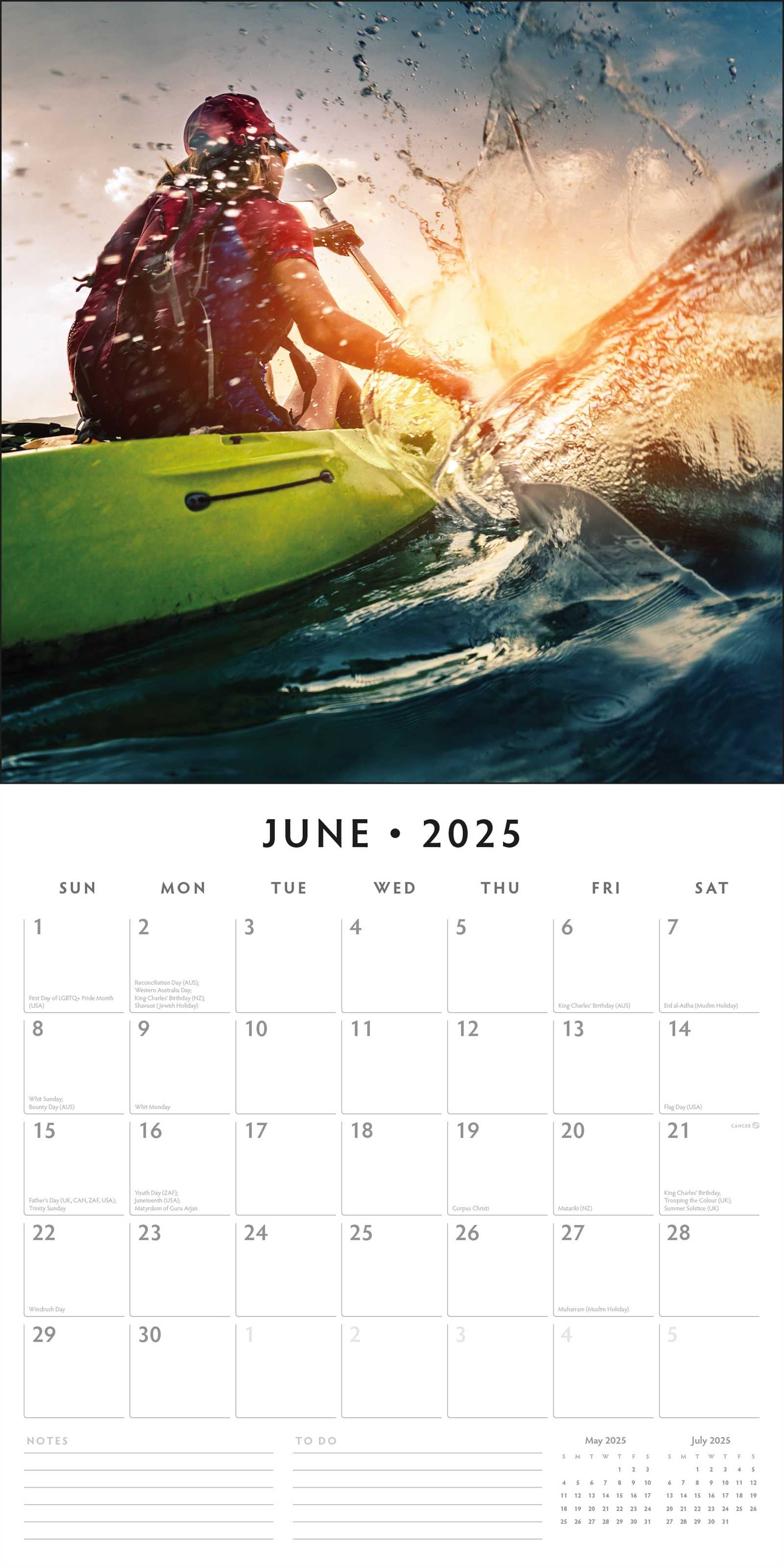 2025 calendar indesign template