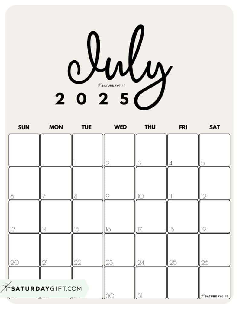 editable monthly calendar template 2025