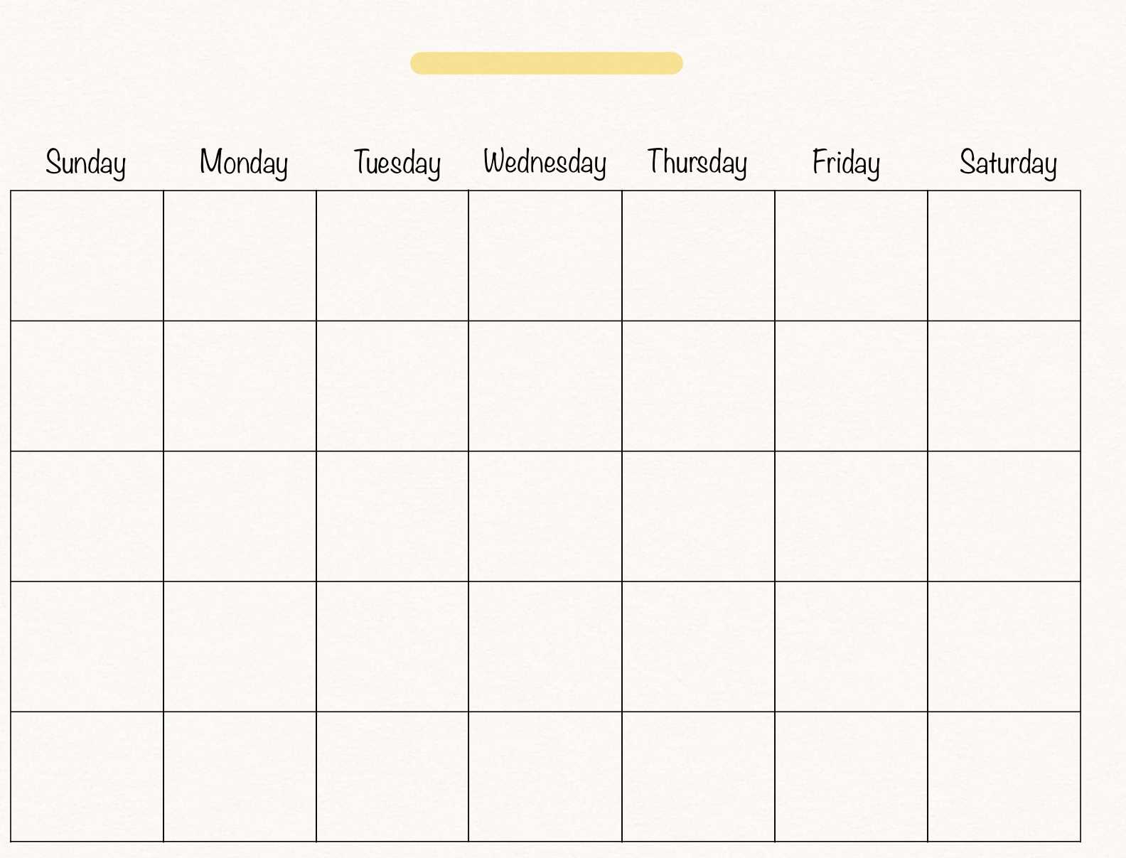 free notability calendar template