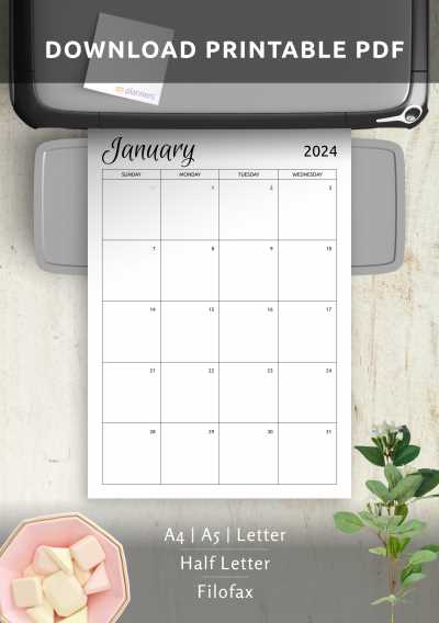 monthly agenda calendar template