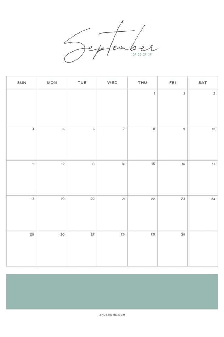 free printable september calendar templates