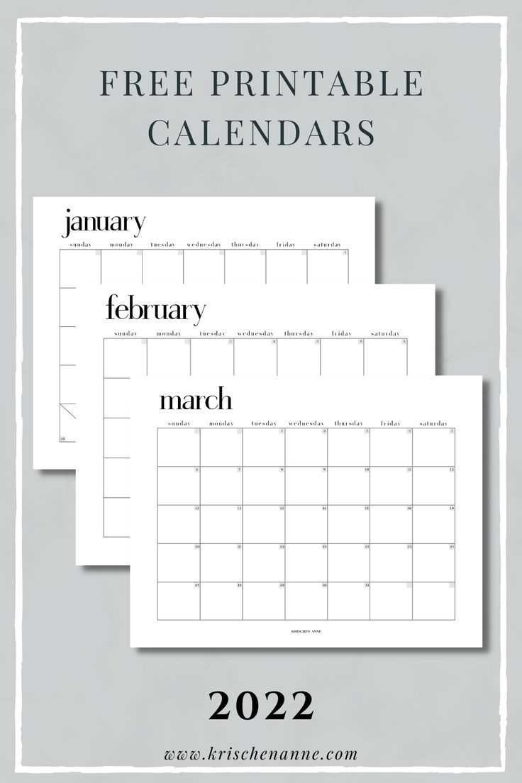 free online monthly calendar template