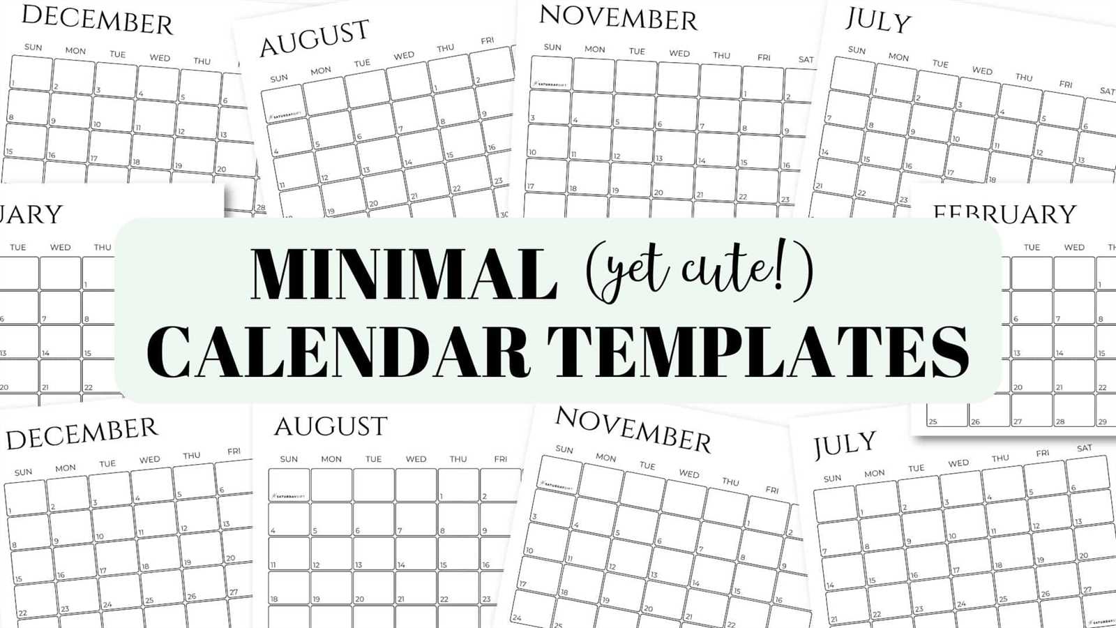 free photo calendar template