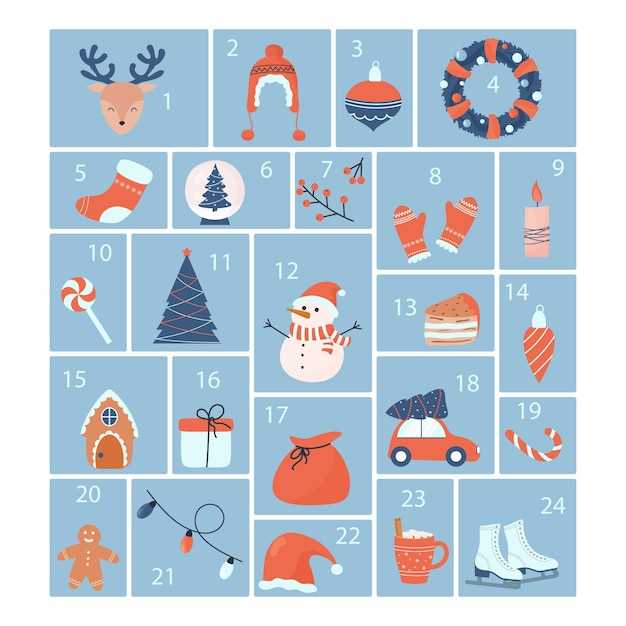 free printable advent calendar template