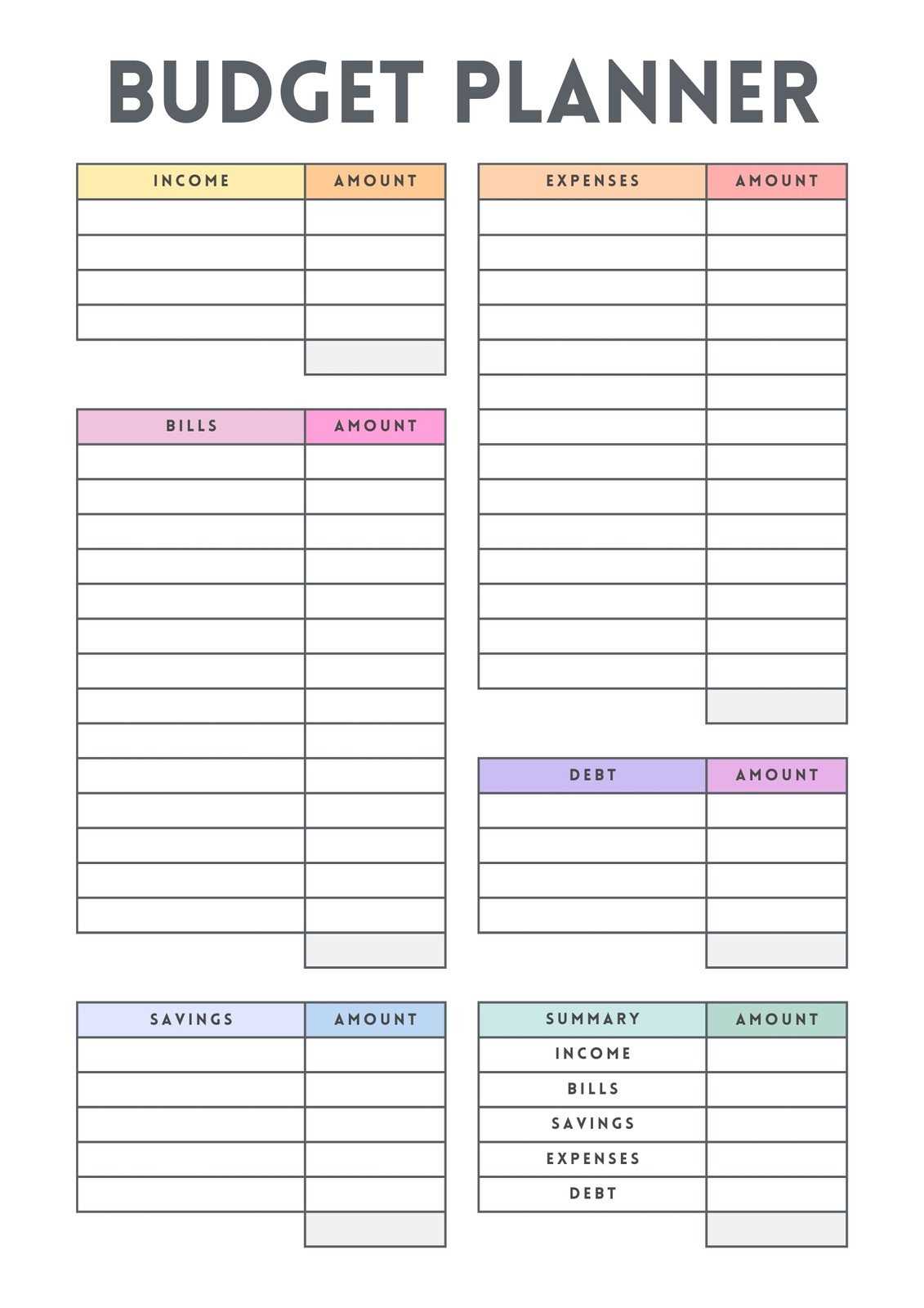 free printable bill calendar template