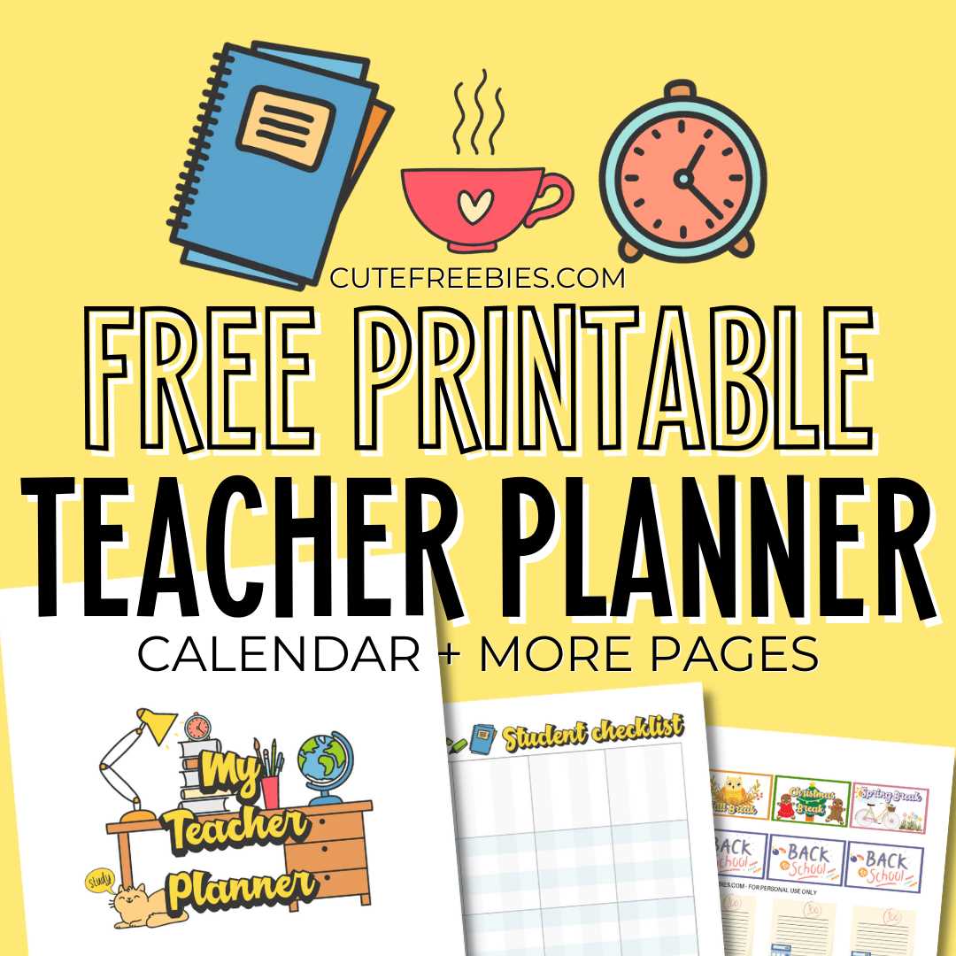 free printable calendar templates for teachers