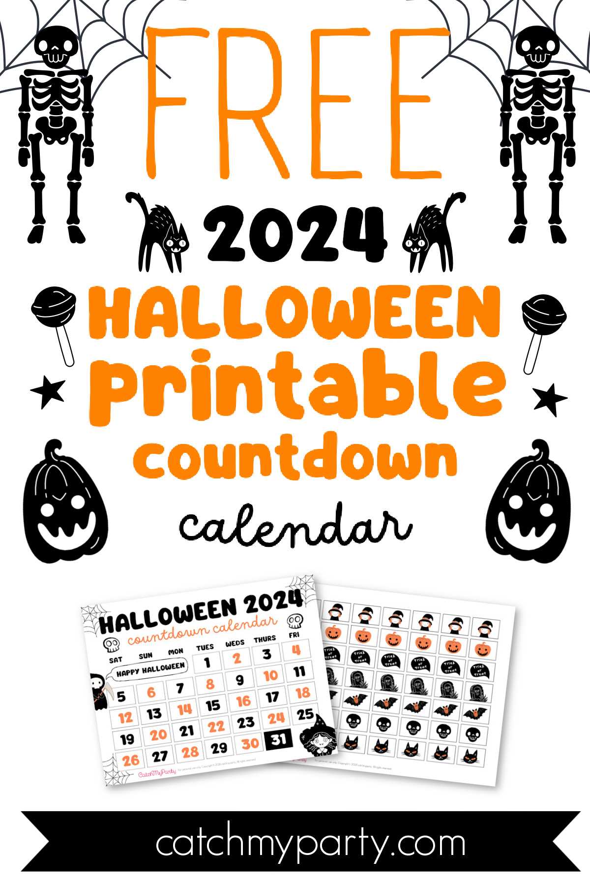 free printable countdown calendar template