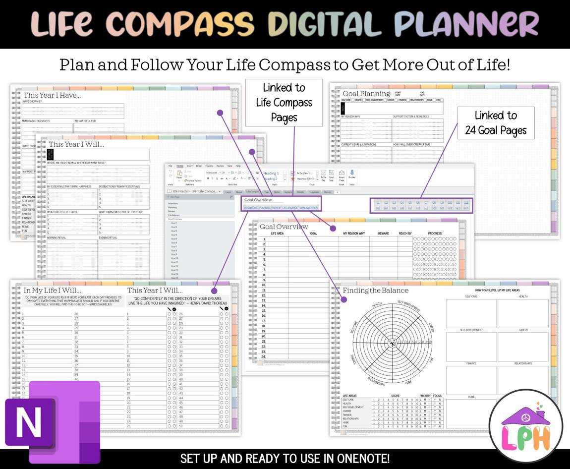 onenote calendar template