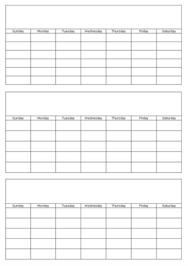 3 month at a glance calendar template