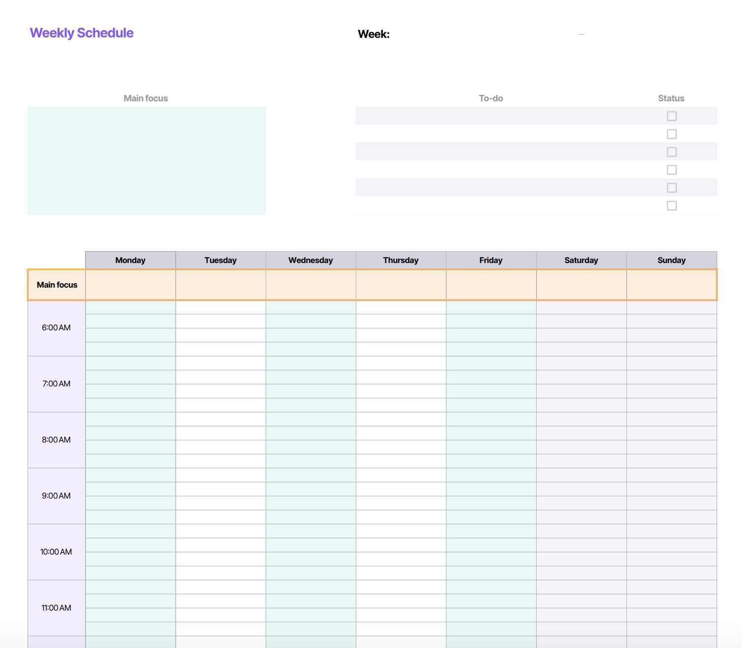 fill in calendar template