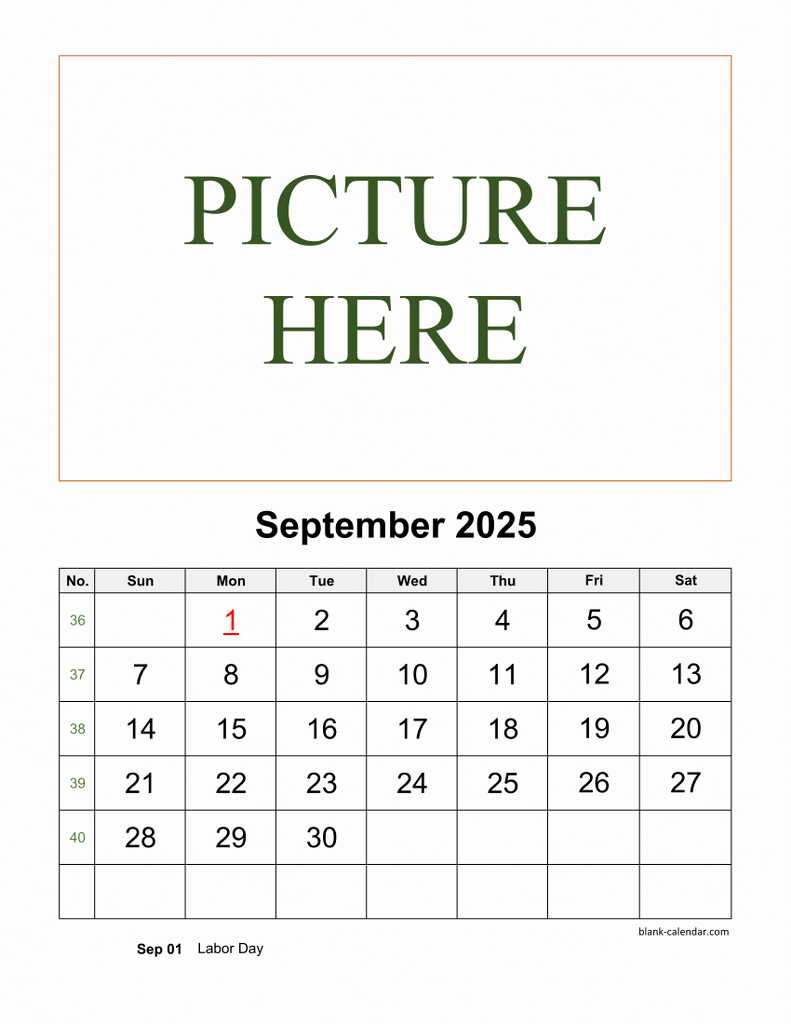 free september 2025 calendar template