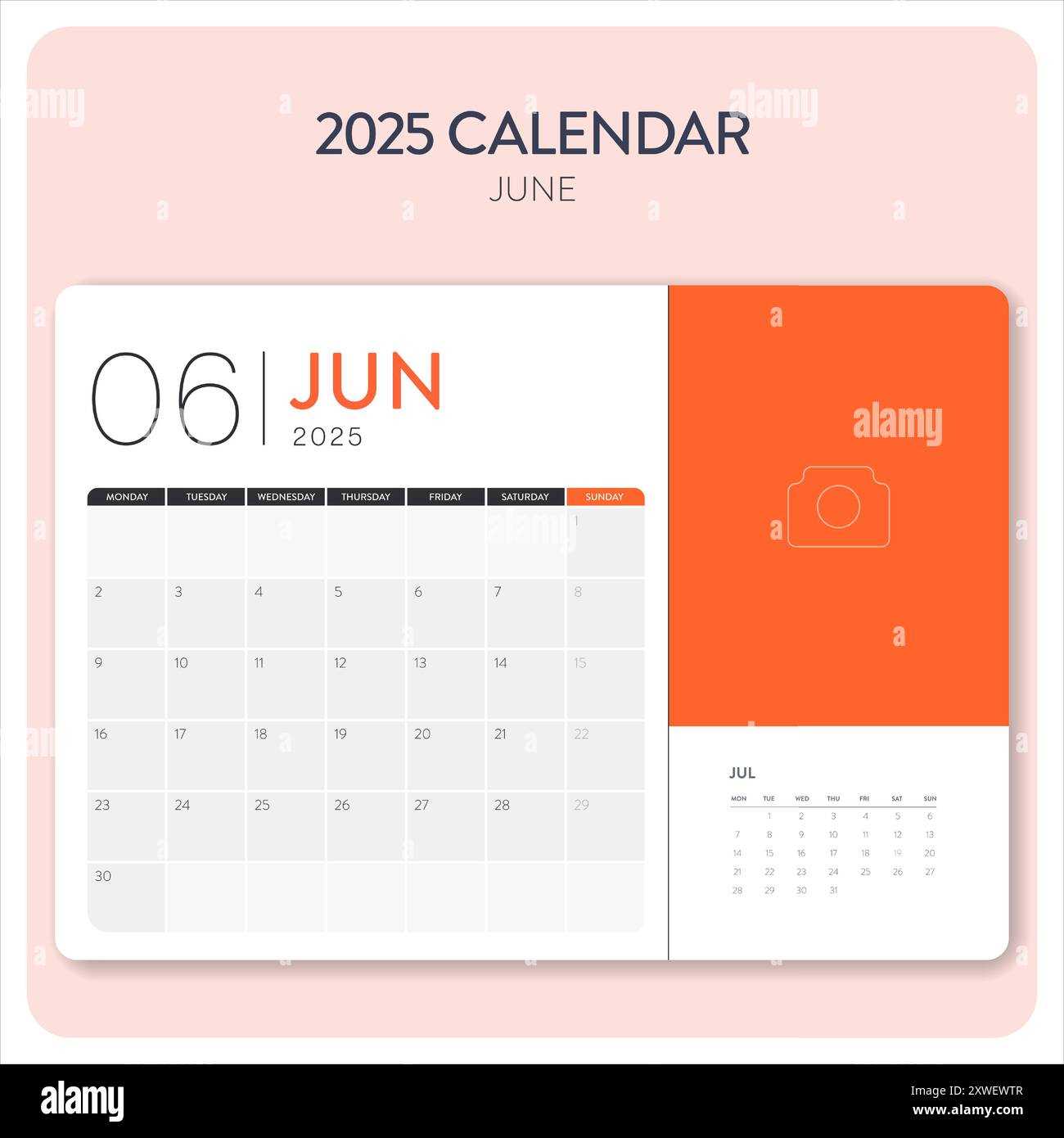 2025 june calendar template