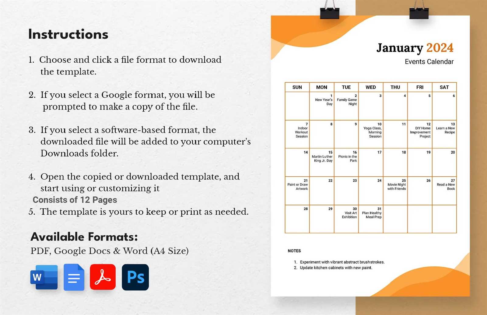 free compliance calendar template