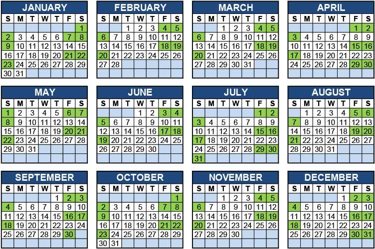 free visitation calendar template