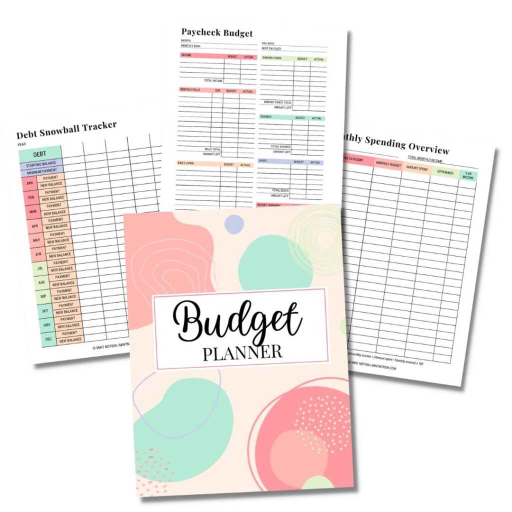 budgeting calendar template