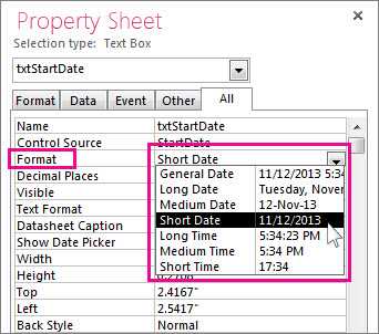 microsoft access calendar form template