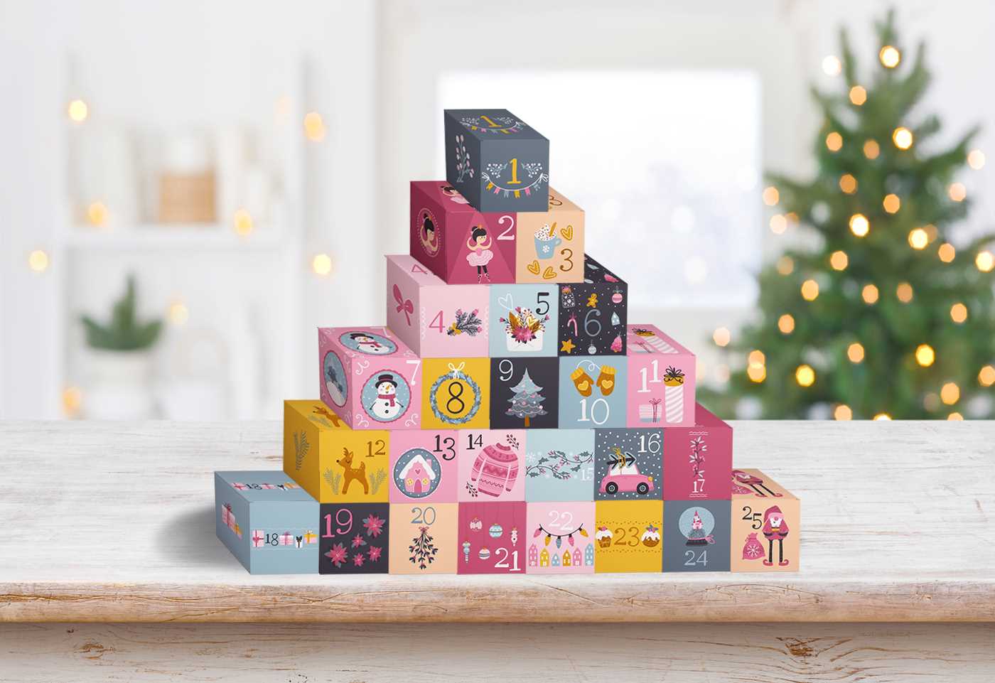 diy advent calendar template