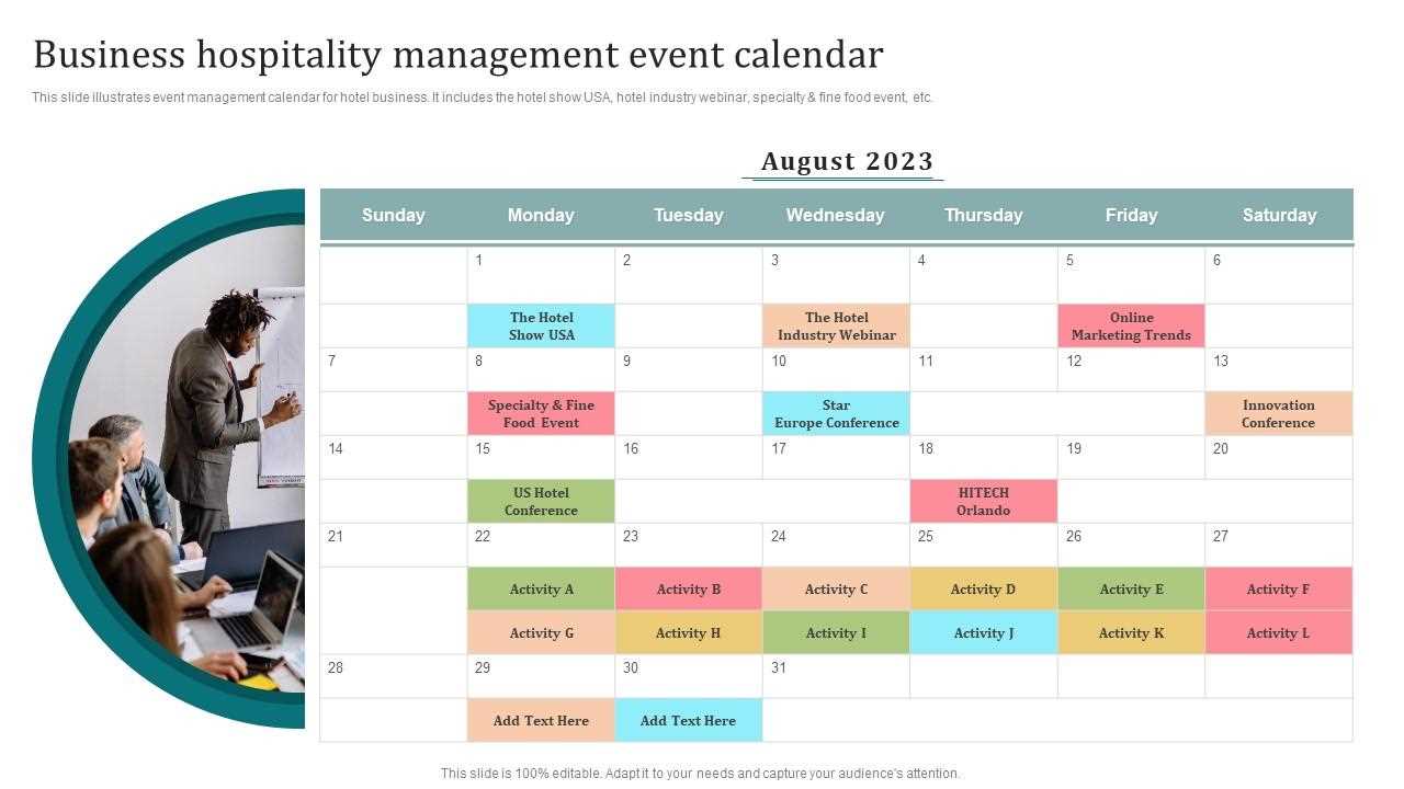 events calendar template powerpoint