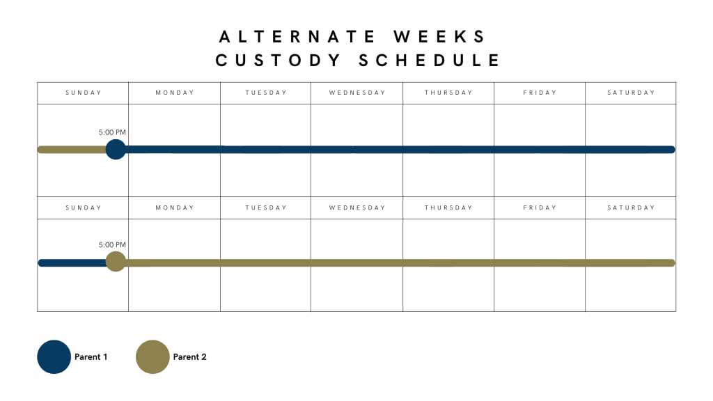 custody calendar template