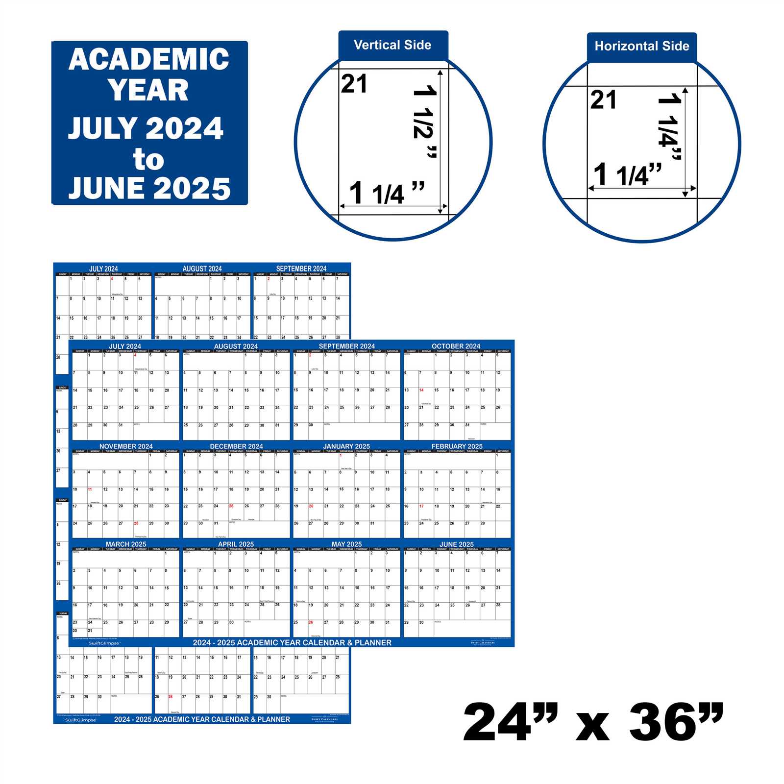 2025 and 2025 academic calendar template