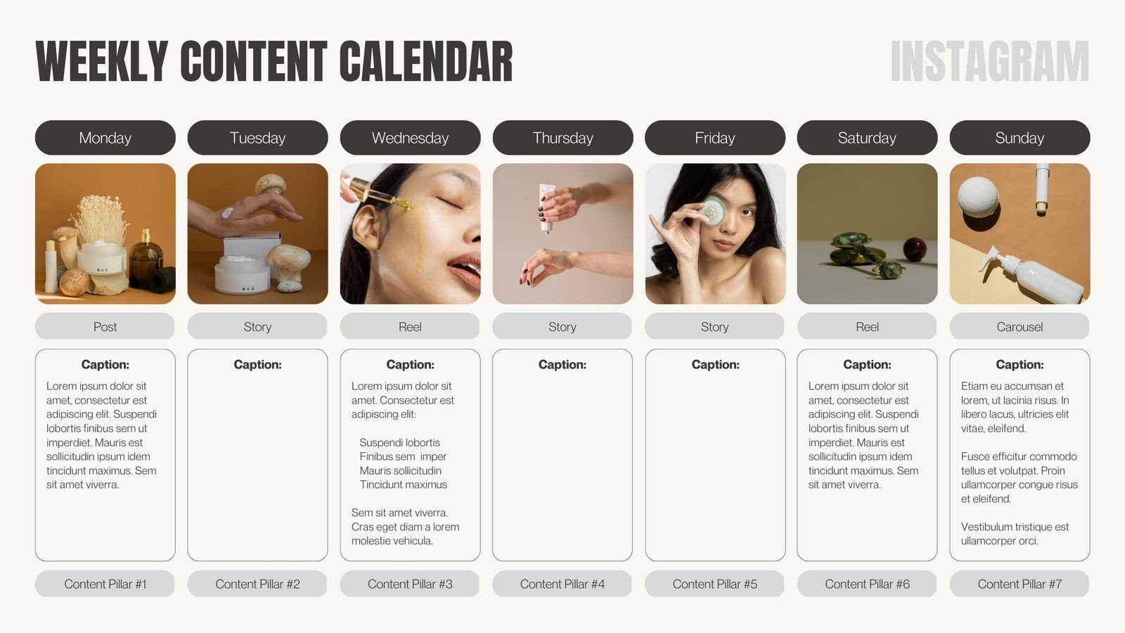 content calendar template canva