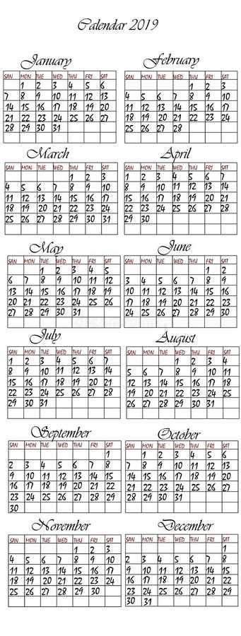 folding calendar template