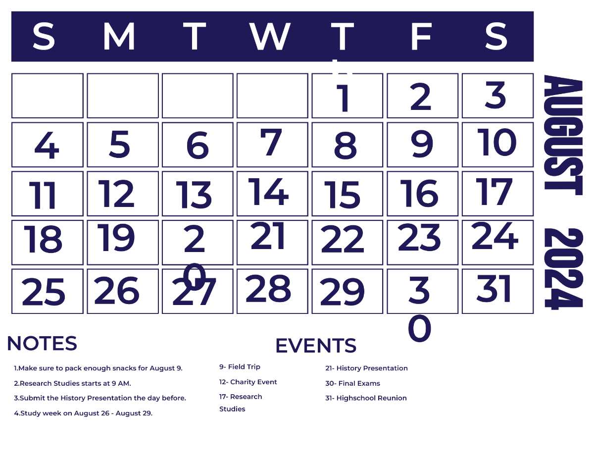 11 by 17 calendar template