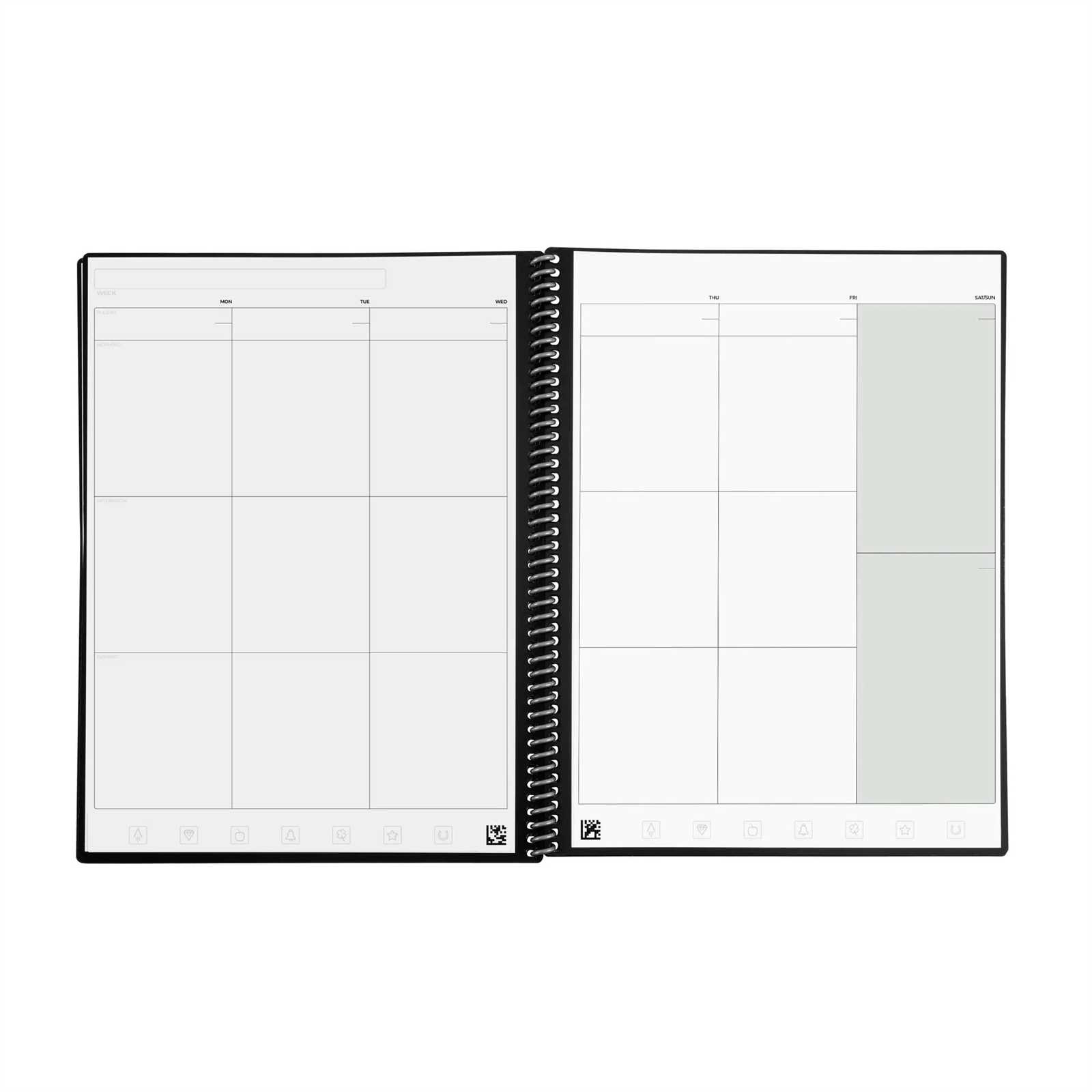 rocketbook calendar template