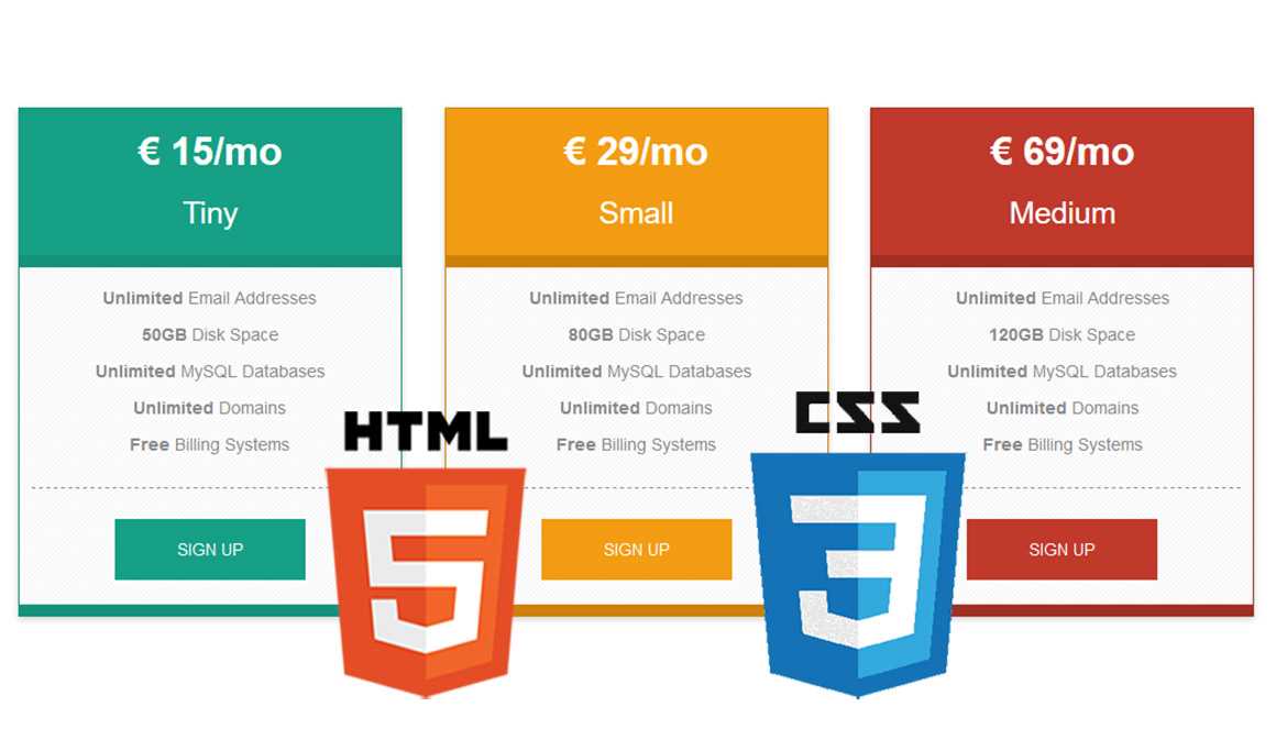 html table calendar template