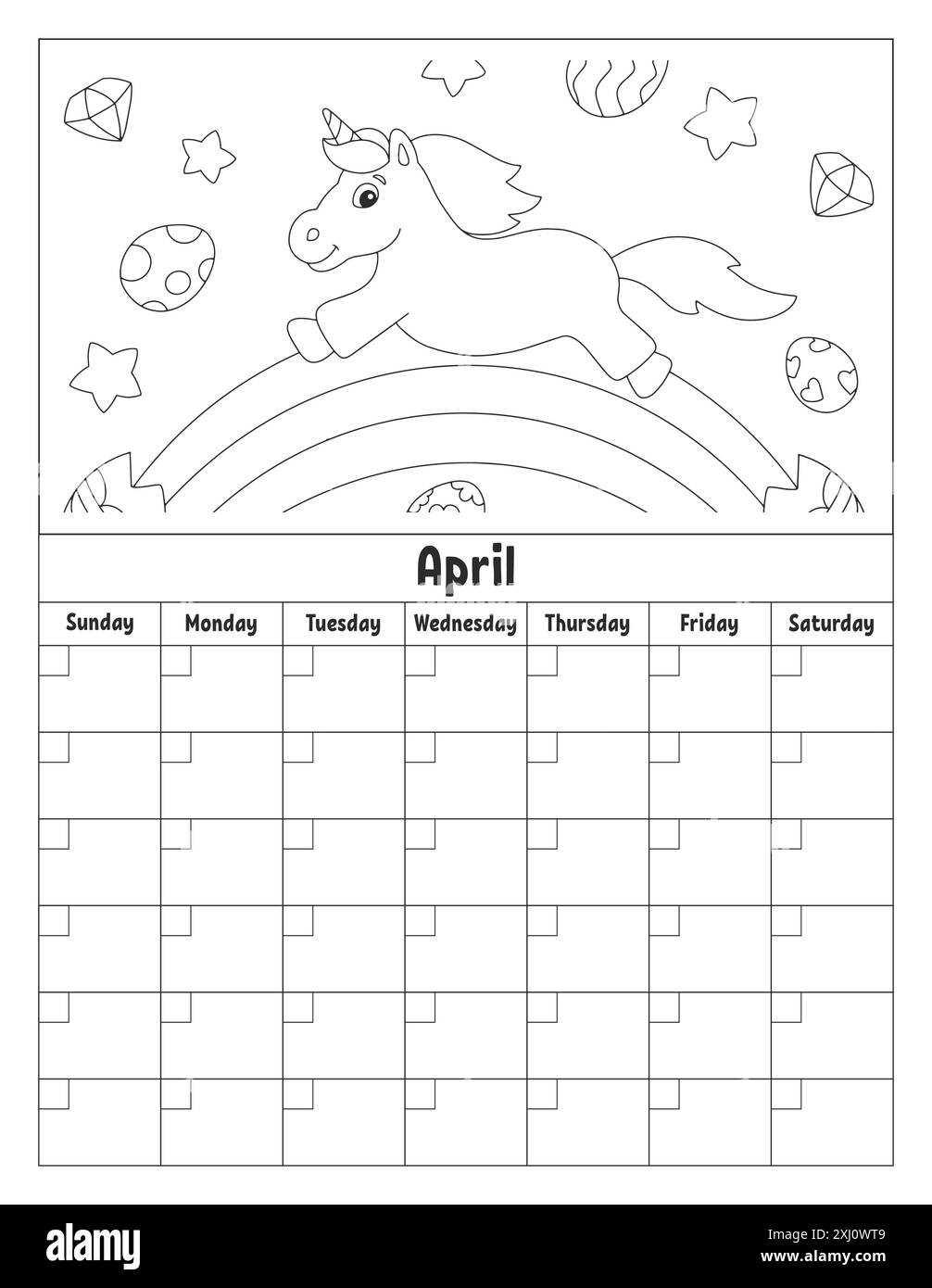 calendar template without dates