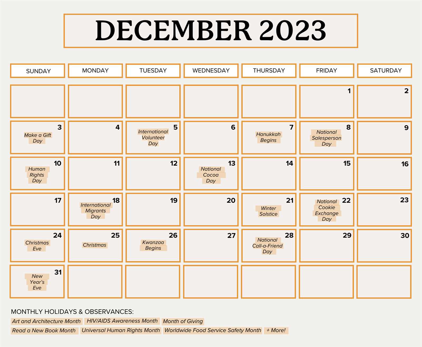 employee engagement calendar template