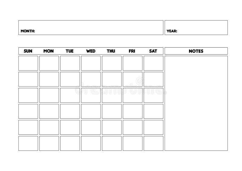 free customizable calendar template