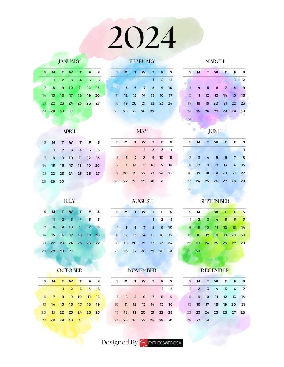 8.5 x 14 calendar template